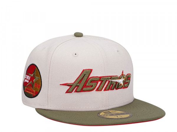 New Era Houston Astros 35 Years Shaken or stirred Stone Two Tone Prime Edition 59Fifty Fitted Cap