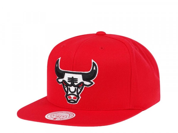 Mitchell & Ness Chicago Bulls Red Hardwood Classic Snapback Cap