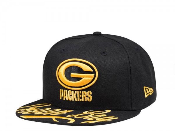 New Era Green Bay Packers Yellow Script Edition 59Fifty Fitted Cap
