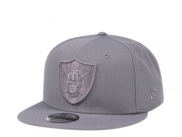 New Era Las Vegas Raiders All Gray Edition 9Fifty Snapback Cap