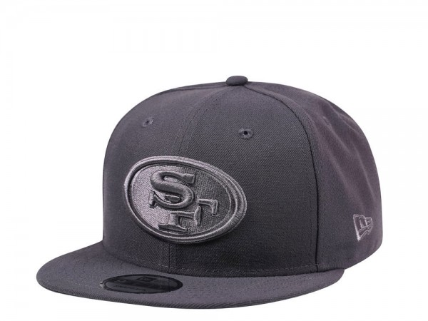New Era San Francisco 49ers Dark Graphite Edition 9Fifty Snapback Cap