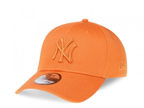 New Era New York Yankees League Essential Orange 39Thirty Stretch Cap